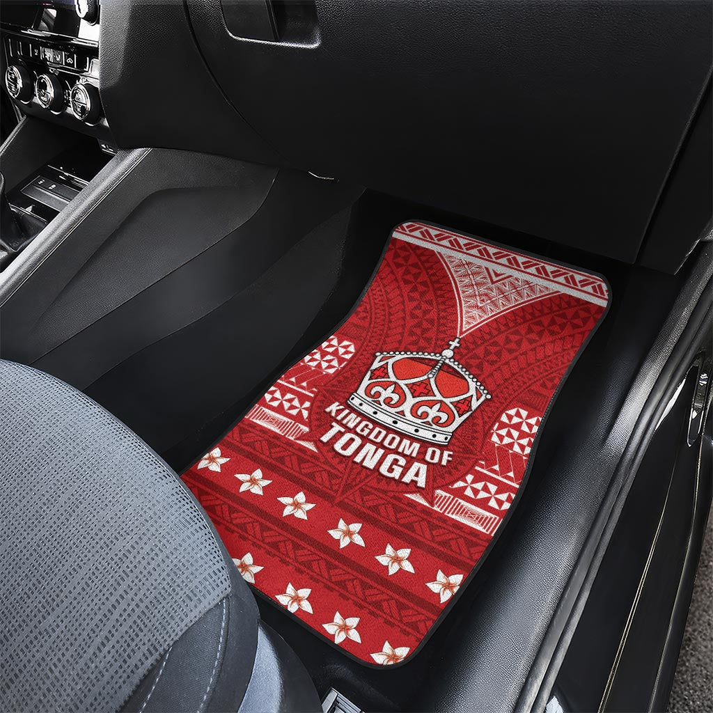Tonga King Tupou VI Day Car Mats Traditional Tongan Kupesi Pattern LT05 - Polynesian Pride