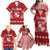 Tonga King Tupou VI Day Family Matching Off Shoulder Maxi Dress and Hawaiian Shirt Traditional Tongan Kupesi Pattern