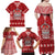 Tonga King Tupou VI Day Family Matching Off Shoulder Maxi Dress and Hawaiian Shirt Traditional Tongan Kupesi Pattern