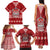 Tonga King Tupou VI Day Family Matching Tank Maxi Dress and Hawaiian Shirt Traditional Tongan Kupesi Pattern