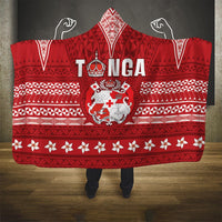 Tonga King Tupou VI Day Hooded Blanket Traditional Tongan Kupesi Pattern LT05 - Polynesian Pride