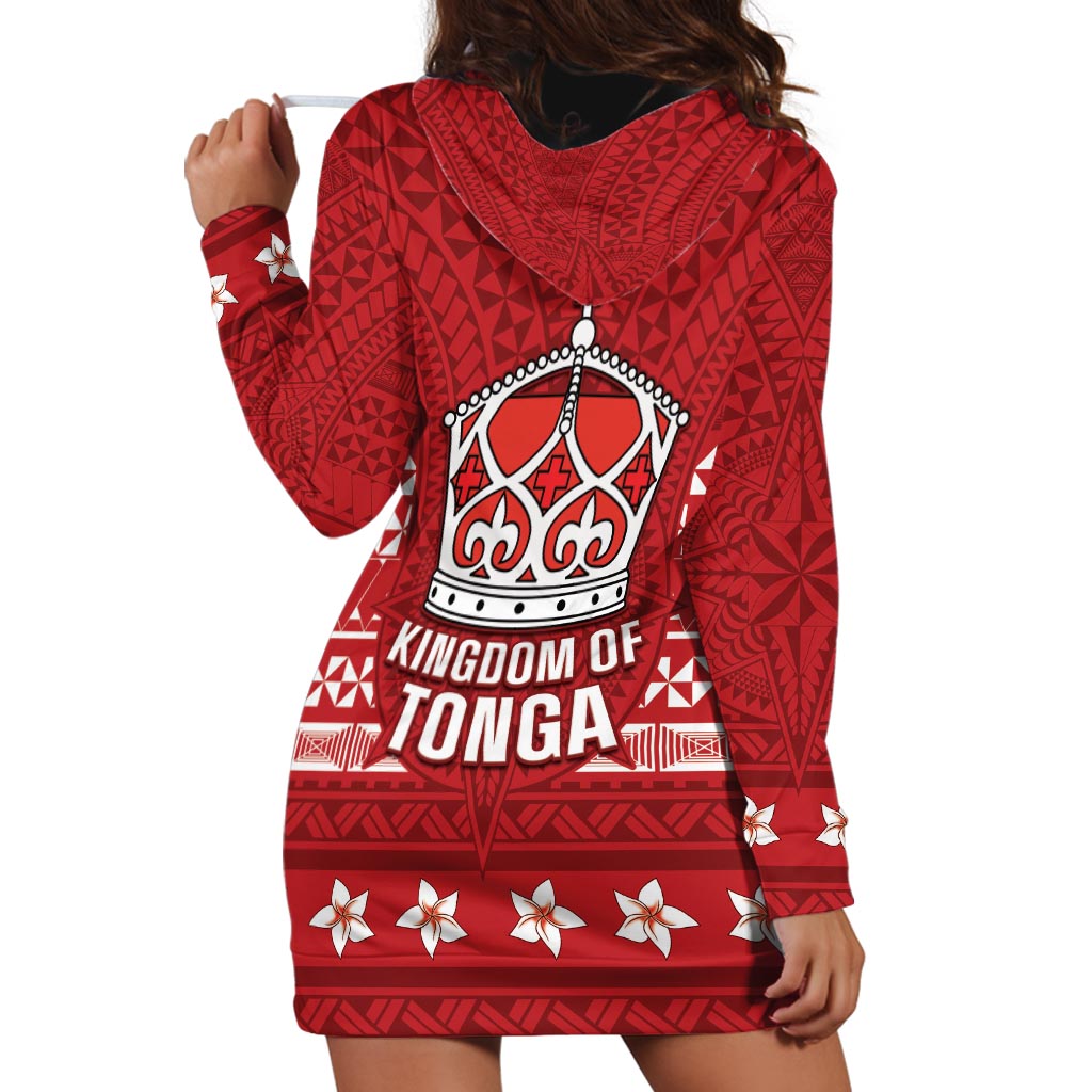 Tonga King Tupou VI Day Hoodie Dress Traditional Tongan Kupesi Pattern LT05 - Polynesian Pride