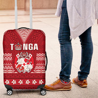 Tonga King Tupou VI Day Luggage Cover Traditional Tongan Kupesi Pattern