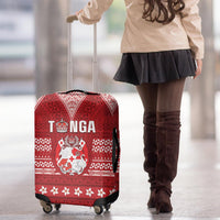 Tonga King Tupou VI Day Luggage Cover Traditional Tongan Kupesi Pattern