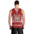 Tonga King Tupou VI Day Men Tank Top Traditional Tongan Kupesi Pattern