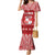 Tonga King Tupou VI Day Mermaid Dress Traditional Tongan Kupesi Pattern