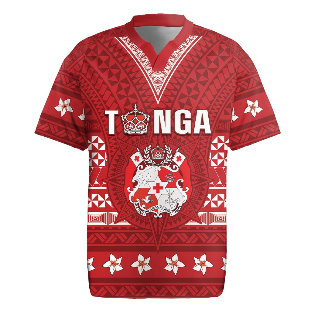 Tonga King Tupou VI Day Rugby Jersey Traditional Tongan Kupesi Pattern