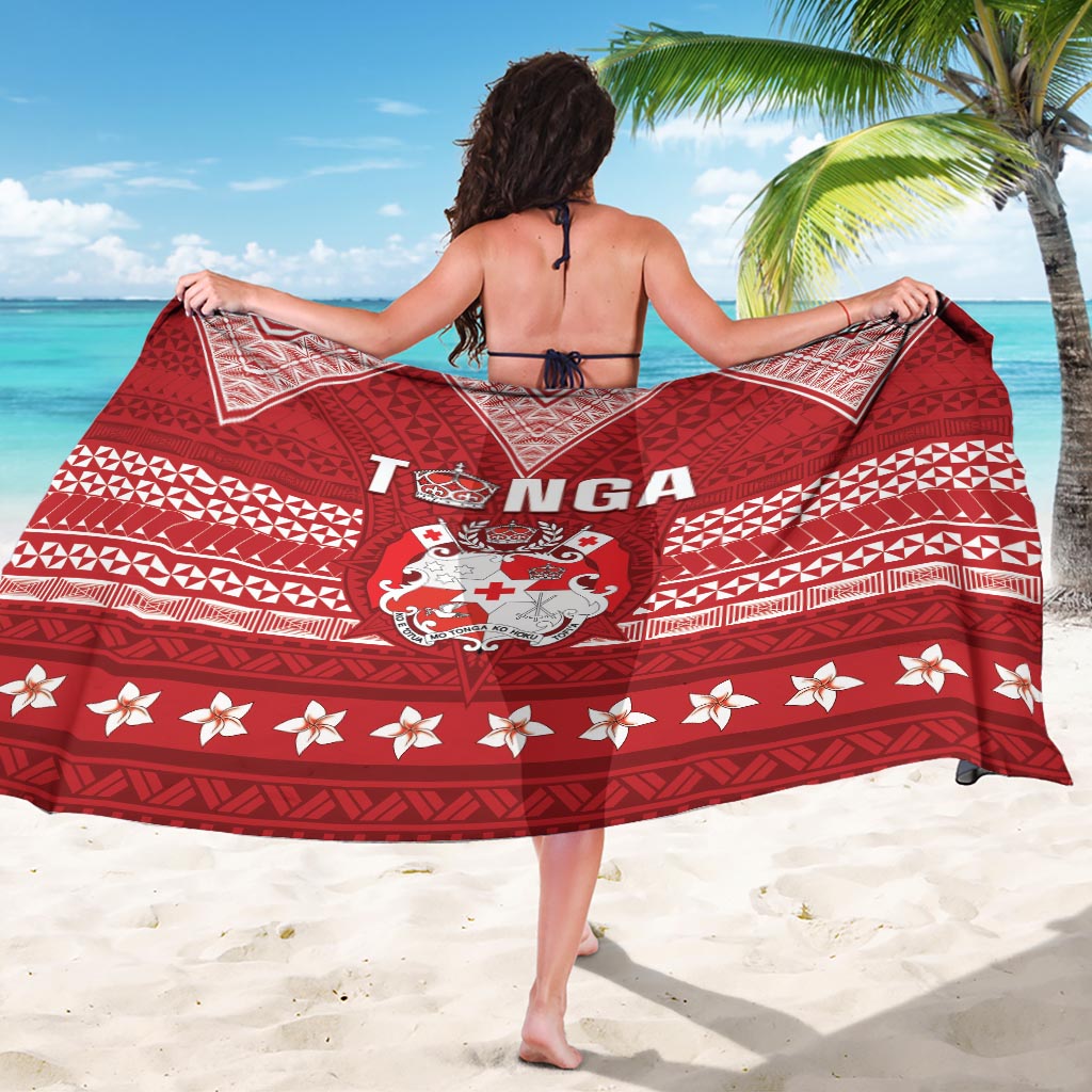 Tonga King Tupou VI Day Sarong Traditional Tongan Kupesi Pattern