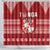 Tonga King Tupou VI Day Shower Curtain Traditional Tongan Kupesi Pattern