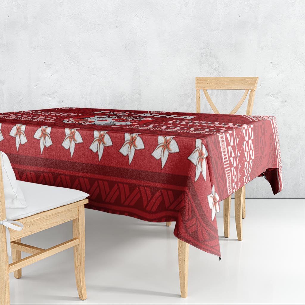 Tonga King Tupou VI Day Tablecloth Traditional Tongan Kupesi Pattern LT05 - Polynesian Pride