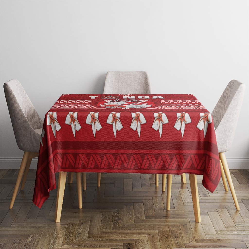 Tonga King Tupou VI Day Tablecloth Traditional Tongan Kupesi Pattern LT05 - Polynesian Pride