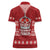 Tonga King Tupou VI Day Women Polo Shirt Traditional Tongan Kupesi Pattern