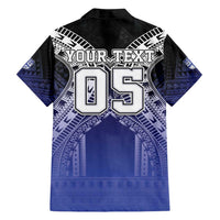 Custom Fiji Drua Family Matching Long Sleeve Bodycon Dress and Hawaiian Shirt Fijian Tapa Pattern