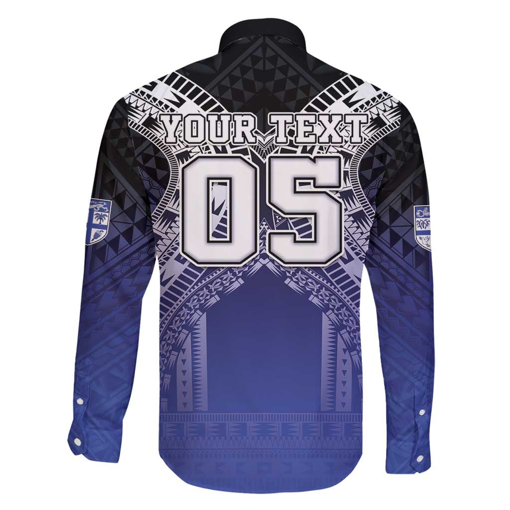 Custom Fiji Drua Family Matching Long Sleeve Bodycon Dress and Hawaiian Shirt Fijian Tapa Pattern