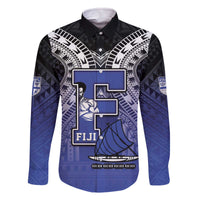 Custom Fiji Drua Family Matching Off The Shoulder Long Sleeve Dress and Hawaiian Shirt Fijian Tapa Pattern