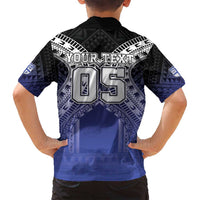 Custom Fiji Drua Family Matching Puletasi and Hawaiian Shirt Fijian Tapa Pattern