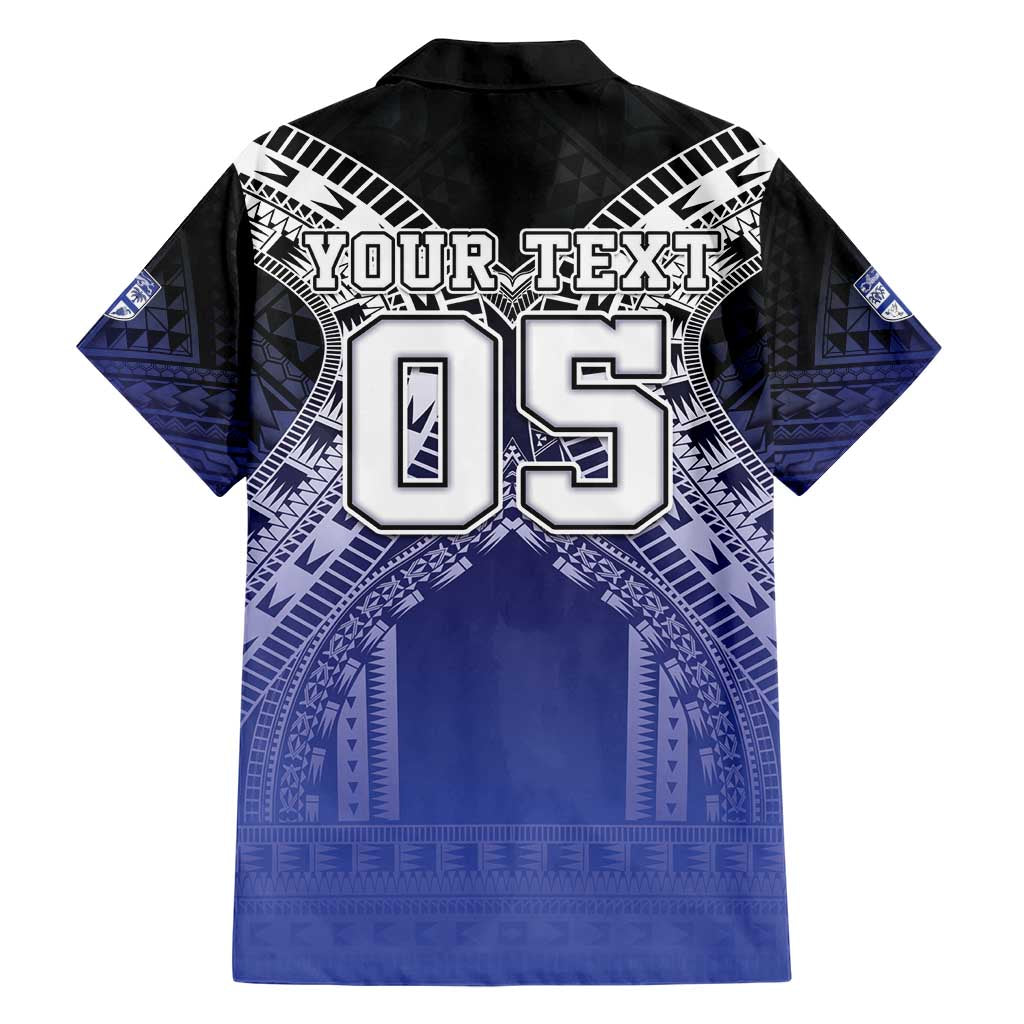 Custom Fiji Drua Family Matching Short Sleeve Bodycon Dress and Hawaiian Shirt Fijian Tapa Pattern