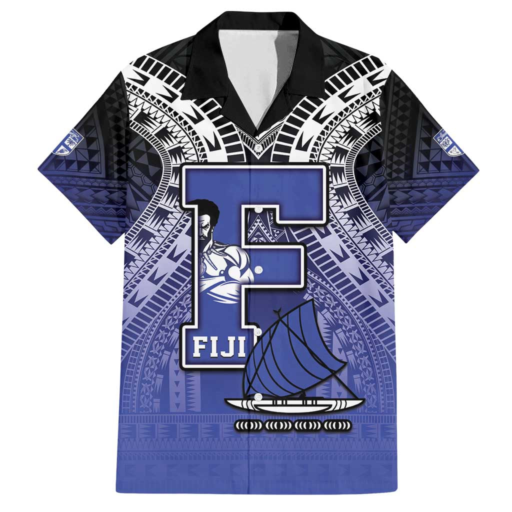 Custom Fiji Drua Family Matching Tank Maxi Dress and Hawaiian Shirt Fijian Tapa Pattern