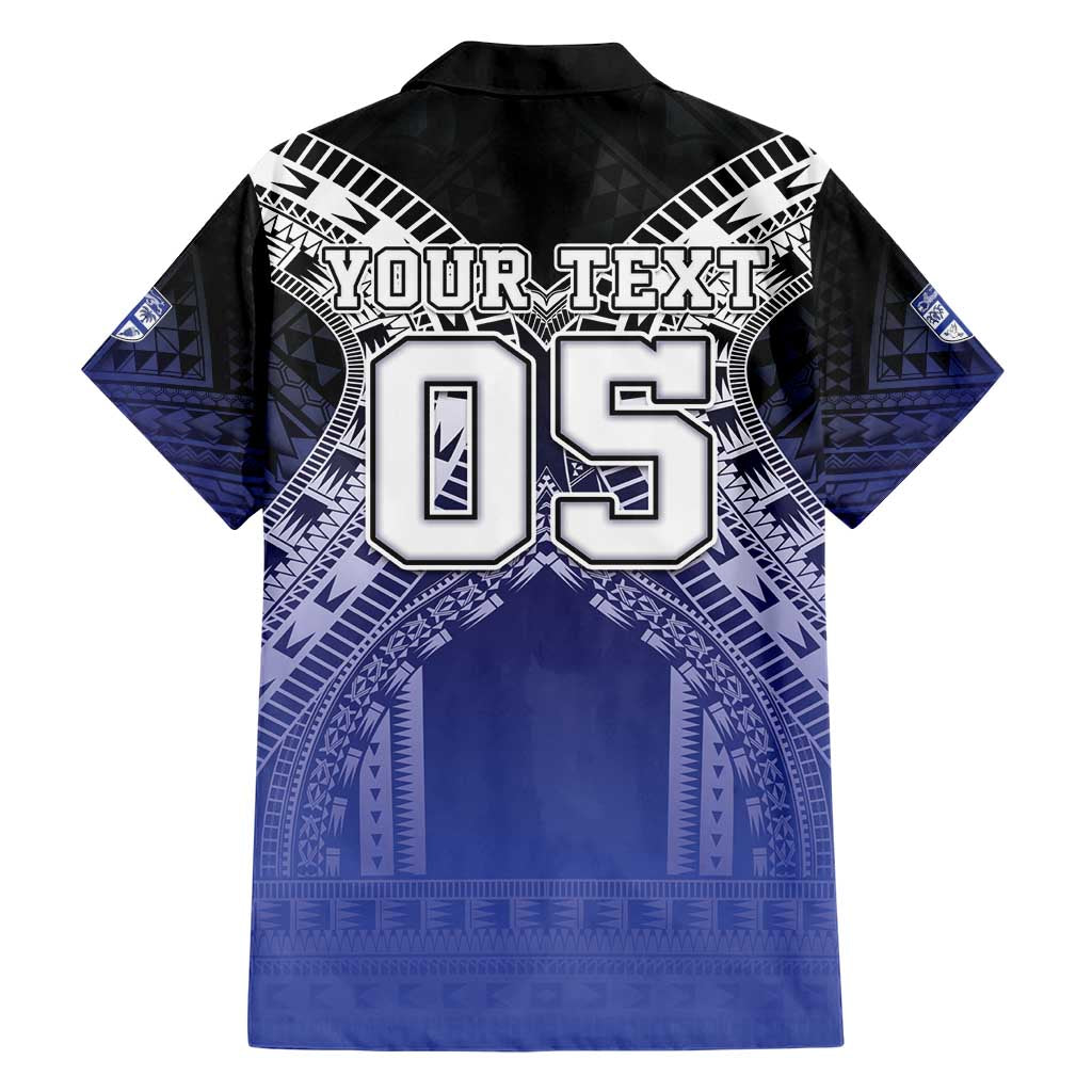 Custom Fiji Drua Hawaiian Shirt Fijian Tapa Pattern