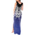 Custom Fiji Drua Tank Maxi Dress Fijian Tapa Pattern