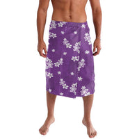 Hawaii Monstera Deliciosa Lavalava Purple Plumeria Polynesian Pattern - Polynesian Pride
