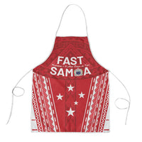Samoa FAST Apron Forever Proud Samoan Tribal Pattern LT05 Red - Polynesian Pride