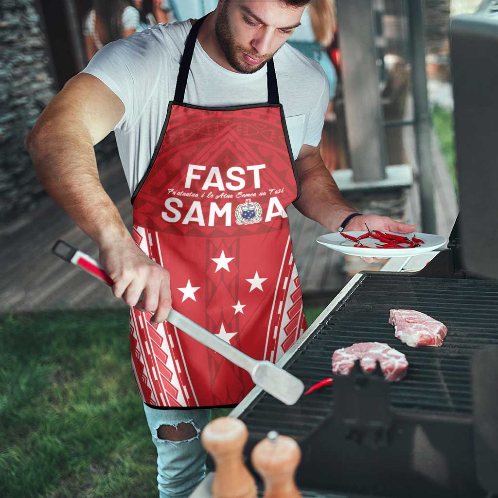 Samoa FAST Apron Forever Proud Samoan Tribal Pattern LT05 - Polynesian Pride