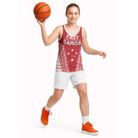 Samoa FAST Basketball Jersey Forever Proud Samoan Tribal Pattern LT05 - Polynesian Pride
