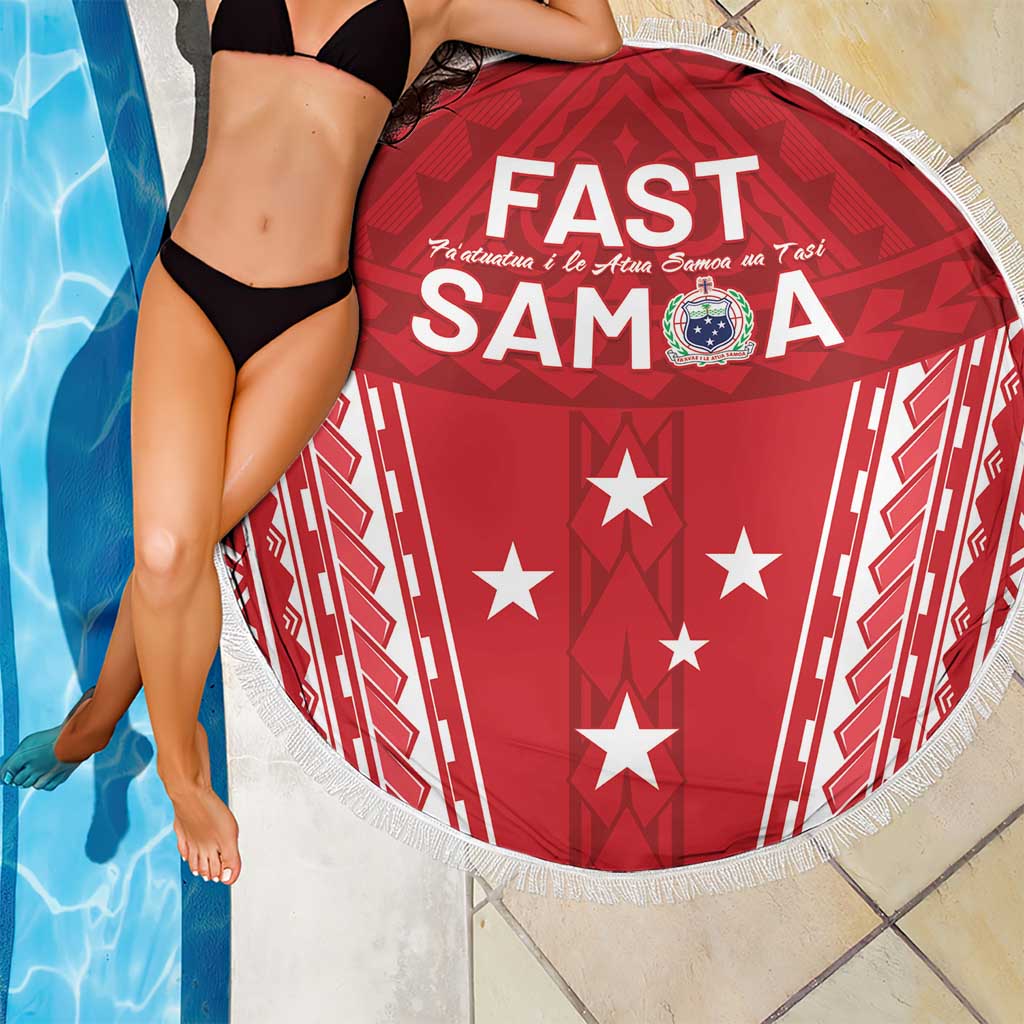 Samoa FAST Beach Blanket Forever Proud Samoan Tribal Pattern LT05 - Polynesian Pride