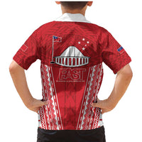 Samoa FAST Family Matching Mermaid Dress and Hawaiian Shirt Forever Proud Samoan Tribal Pattern - Polynesian Pride