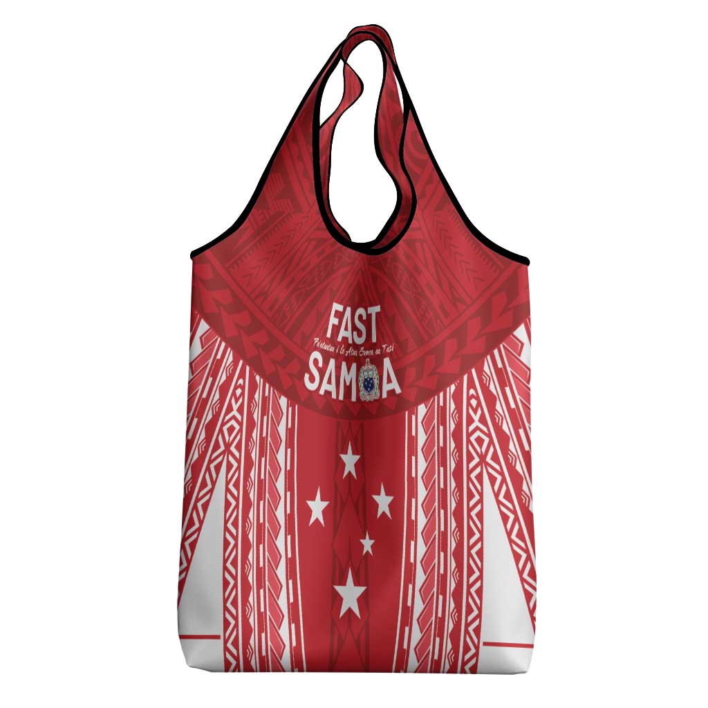 Samoa FAST Grocery Bag Forever Proud Samoan Tribal Pattern LT05 - Polynesian Pride