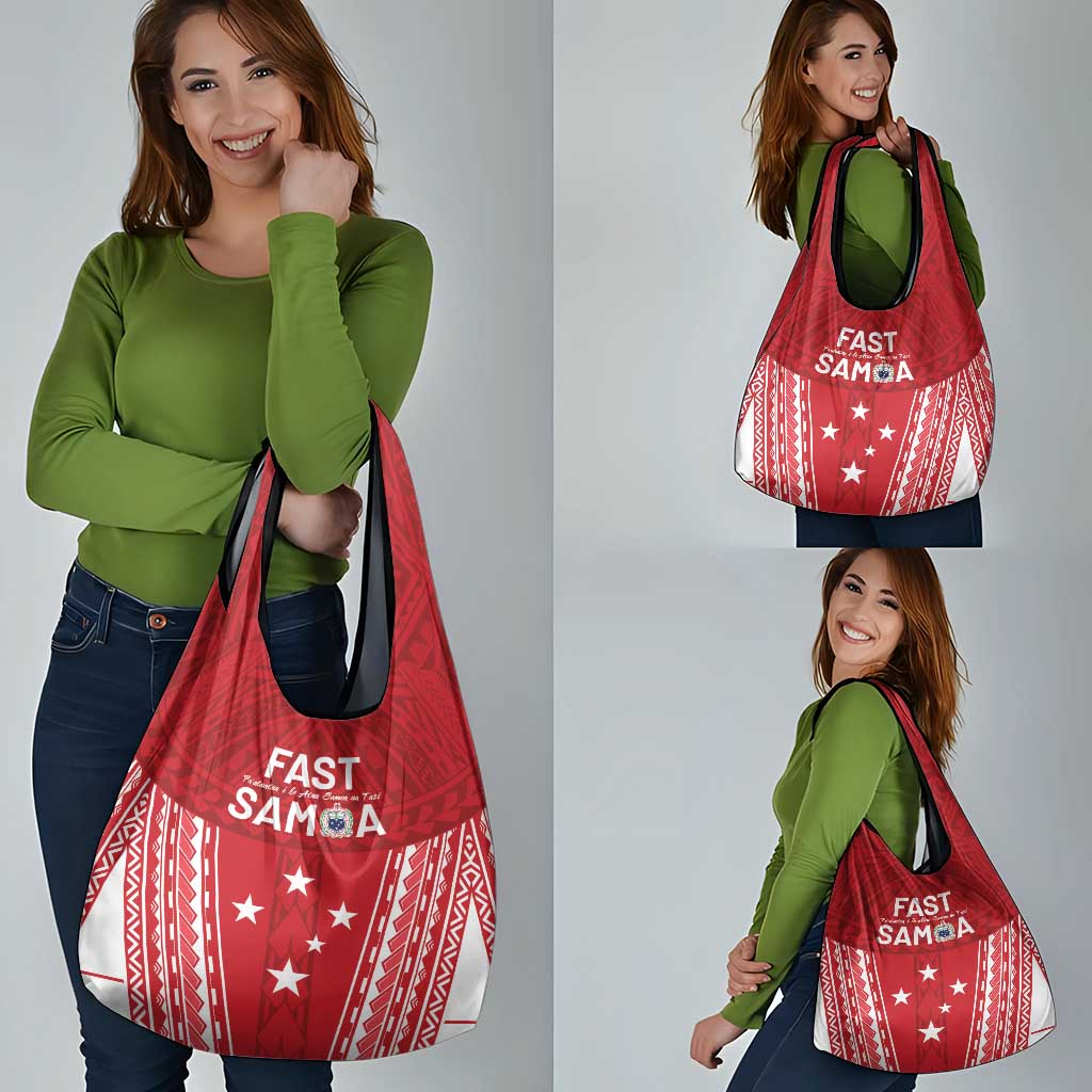 Samoa FAST Grocery Bag Forever Proud Samoan Tribal Pattern LT05 - Polynesian Pride