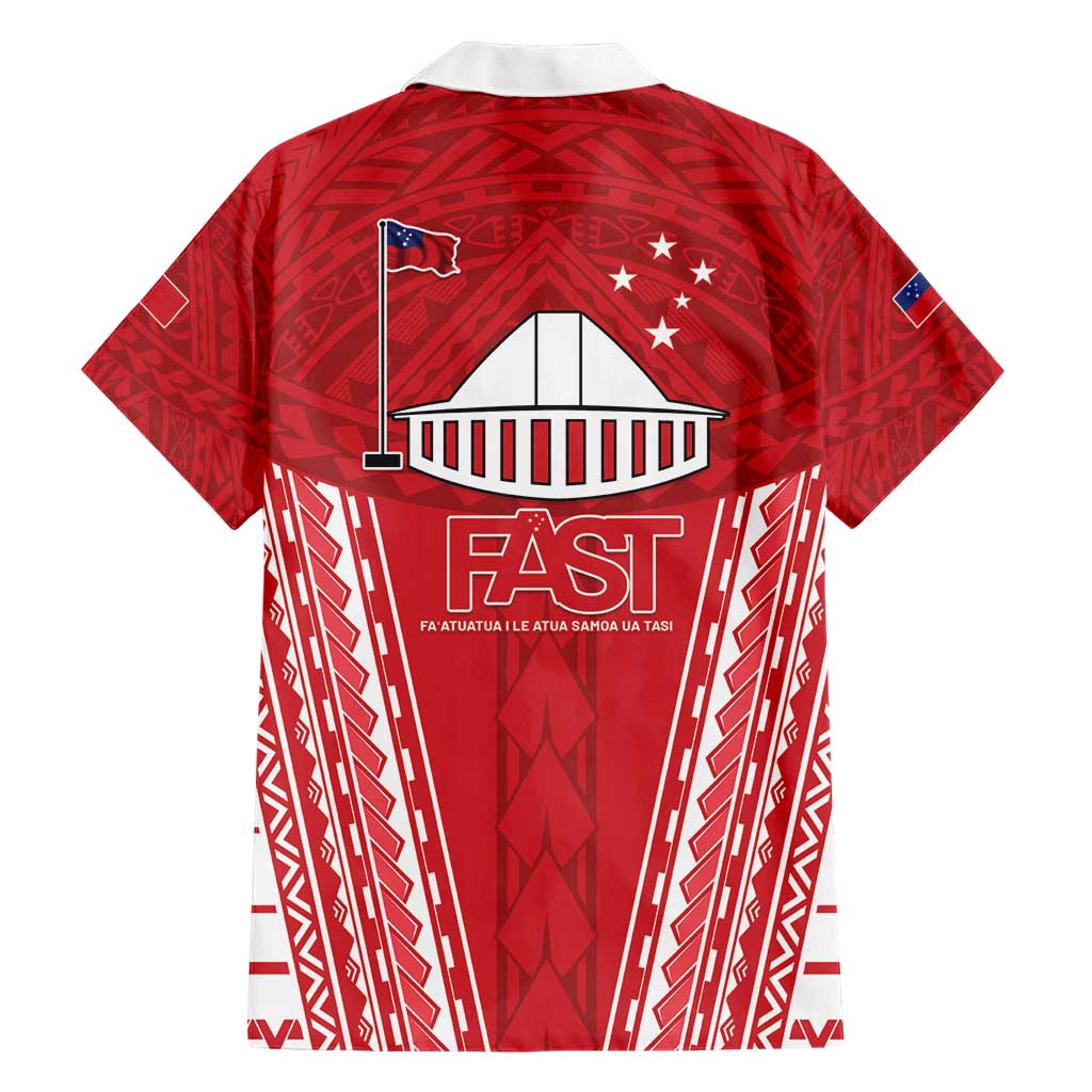 Samoa FAST Hawaiian Shirt Forever Proud Samoan Tribal Pattern LT05 - Polynesian Pride