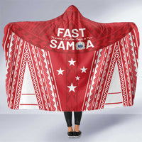 Samoa FAST Hooded Blanket Forever Proud Samoan Tribal Pattern - Polynesian Pride