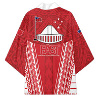 Samoa FAST Kimono Forever Proud Samoan Tribal Pattern - Polynesian Pride