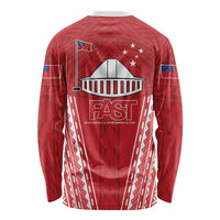 Samoa FAST Long Sleeve Shirt Forever Proud Samoan Tribal Pattern LT05 - Polynesian Pride