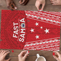 Samoa FAST Puzzle Forever Proud Samoan Tribal Pattern LT05 - Polynesian Pride