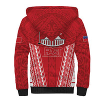 Samoa FAST Sherpa Hoodie Forever Proud Samoan Tribal Pattern LT05 - Polynesian Pride