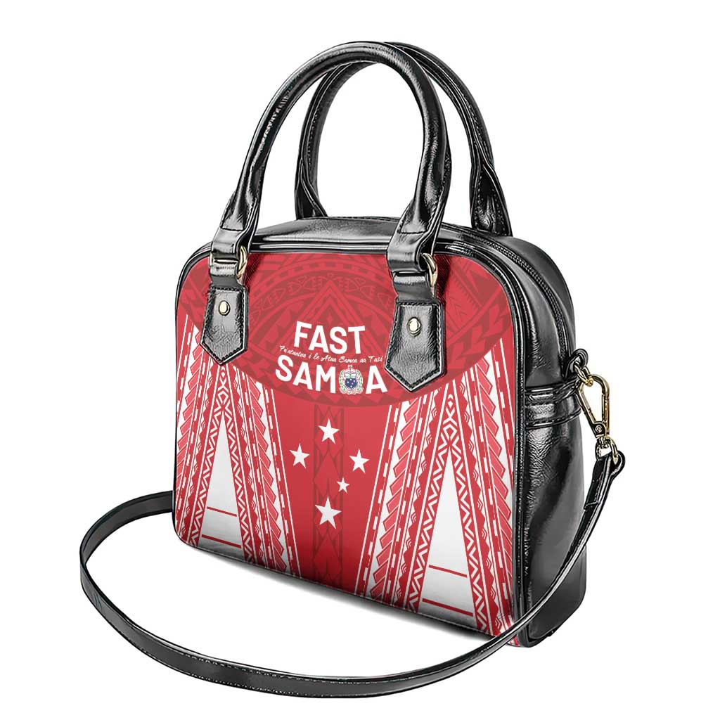 Samoa FAST Shoulder Handbag Forever Proud Samoan Tribal Pattern - Polynesian Pride