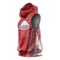 Samoa FAST Sleeveless Hoodie Forever Proud Samoan Tribal Pattern LT05 - Polynesian Pride