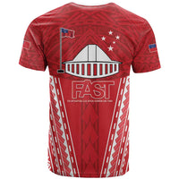 Samoa FAST T Shirt Forever Proud Samoan Tribal Pattern - Polynesian Pride