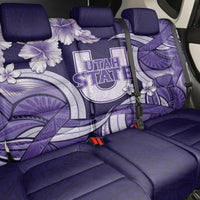Utah State Polynesian Heritage Back Car Seat Cover Floral Tribal Pattern Tropical Flowers LT05 - Polynesian Pride