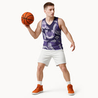 Utah State Polynesian Heritage Basketball Jersey Floral Tribal Pattern Tropical Flowers LT05 - Polynesian Pride
