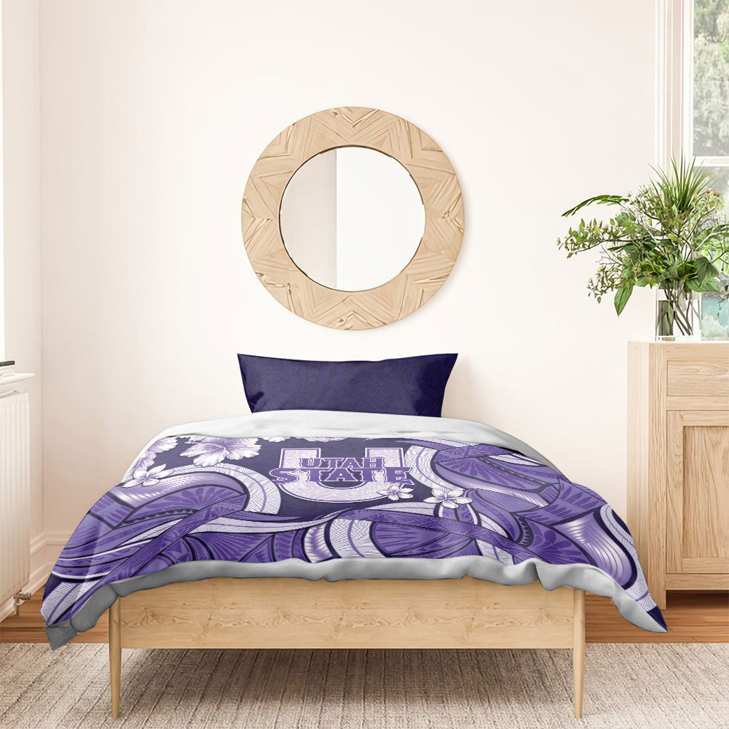 Utah State Polynesian Heritage Bedding Set Floral Tribal Pattern Tropical Flowers LT05 - Polynesian Pride
