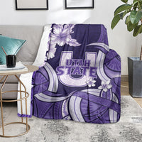 Utah State Polynesian Heritage Blanket Floral Tribal Pattern Tropical Flowers LT05 - Polynesian Pride