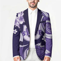 Utah State Polynesian Heritage Blazer Floral Tribal Pattern Tropical Flowers LT05 - Polynesian Pride
