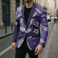 Utah State Polynesian Heritage Blazer Floral Tribal Pattern Tropical Flowers LT05 - Polynesian Pride