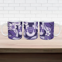 Utah State Polynesian Heritage Ceramic Mug Floral Tribal Pattern Tropical Flowers LT05 - Polynesian Pride