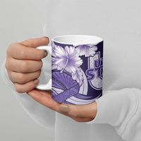 Utah State Polynesian Heritage Ceramic Mug Floral Tribal Pattern Tropical Flowers LT05 - Polynesian Pride