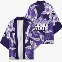 Utah State Polynesian Heritage Kimono Floral Tribal Pattern Tropical Flowers LT05 - Polynesian Pride